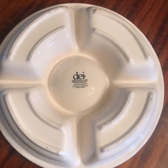 Chip/Dip Serving Bowl- Nautical Design by dei Dennis East - Picture 7 of 9